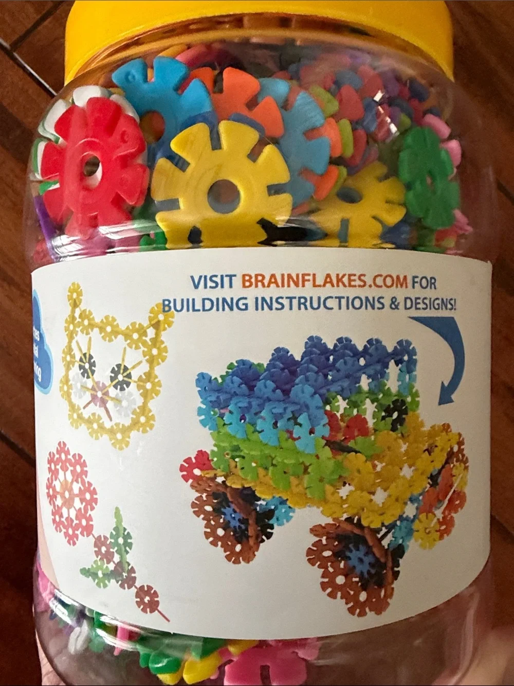 Brain flakes— Multi-Color Interlocking children’s building toy